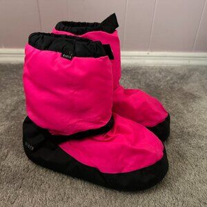 Bloch Linna & Max Dance Warm Up Booties  - HOT PINK - Size S